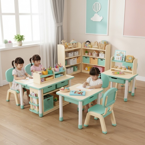 50+ mẫu bàn ghế mầm non đẹp, đạt chuẩn, giá tốt