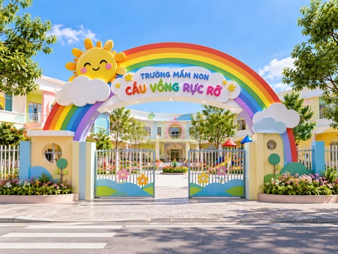 20+ mẫu cổng trường mầm non đẹp, ấn tượng và an toàn cho trẻ