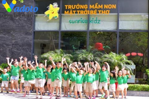 Thiết kế bếp ăn mầm non - Trường mầm non Sunrise Kidz, Hà Nội