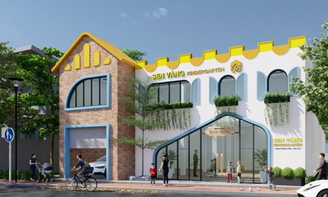 Màu sắc trường mầm non cần được chọn lựa kỹ càng