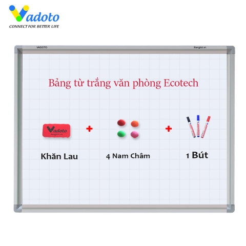 Bảng Từ Trắng Văn Phòng Vadoto EcoTech (VDT110-E2)