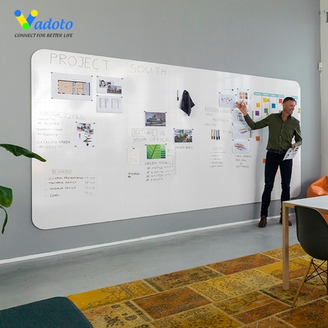 Bảng Trắng Ceramic Dán Tường Cao Cấp Vadoto (VDT220-C0)