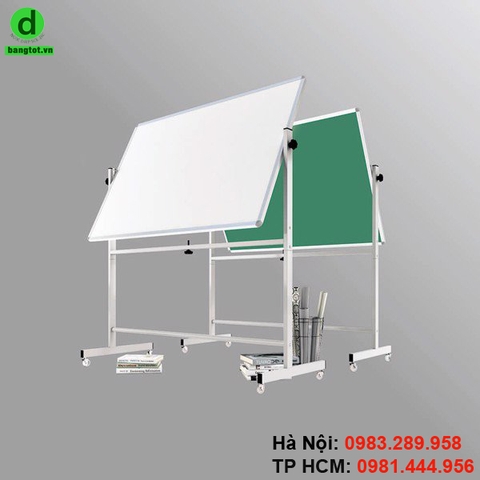 Bảng di động 2 mặt trắng xanh Hàn Quốc