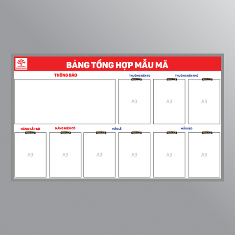 Bảng tổng hợp mẫu mã