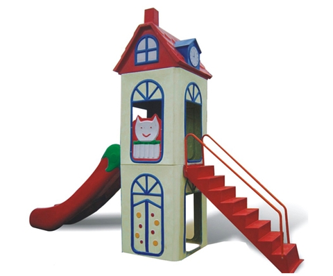 Nhà Chòi Đồng Hồ Cầu Trượt – Đồ Chơi Vận Động Thể Chất Cho Bé