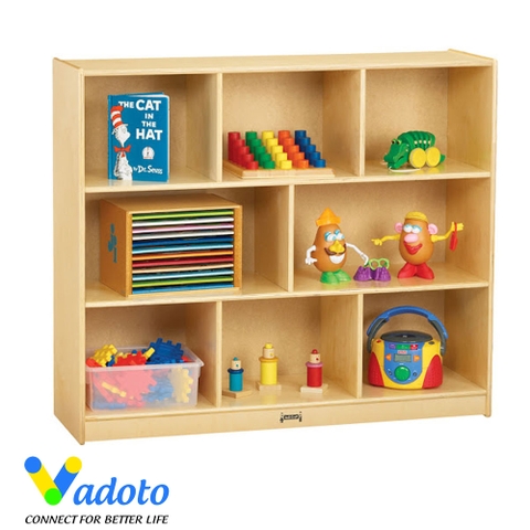 Giá đựng đồ lớp học GK04 - Kệ để đồ Montessori