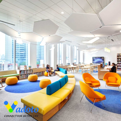 Mẫu thiết kế sảnh chờ TKSC06 - Thiết kế quầy lễ tân trường