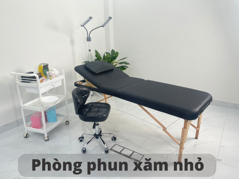 Thiết kế phòng phun xăm nhỏ đẹp và những điều cần lưu ý