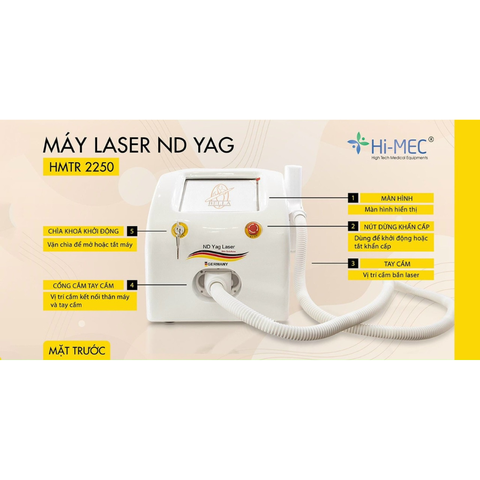 Máy laser xóa xăm cao cấp 