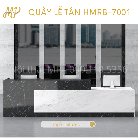quầy lể tân tiếp khách