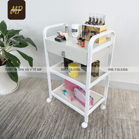 xe đẩy dụng cụ spa