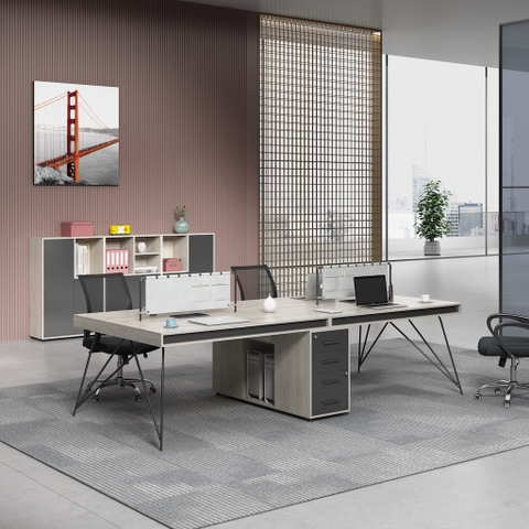 bàn làm việc nhân viên văn phòng hmst-1002