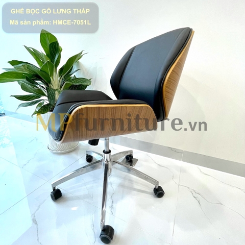 ghế văn phòng bọc gỗ
