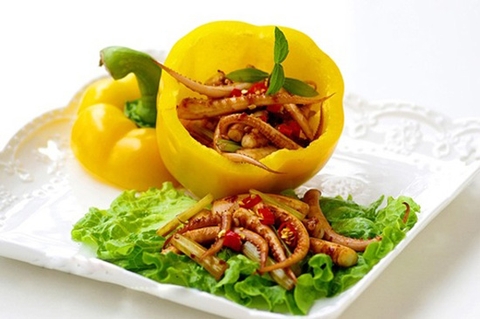 Râu Mực - Đầu Mực Khô