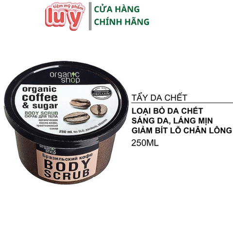 Tẩy da tế bào chết Body Cà phê