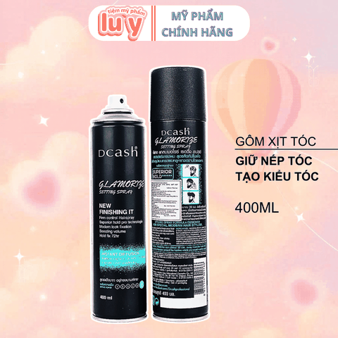 Keo Xịt Tóc Dcash Glamorize Setting Spray 400 ml