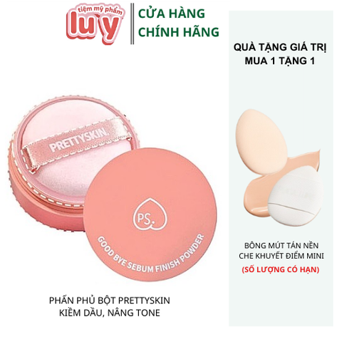 Phấn phủ bột kiềm dầu PRETTYSKIN