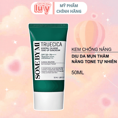 Kem Chống Nắng Some By Mi Truecica Mineral Calming Tone-up Suncream