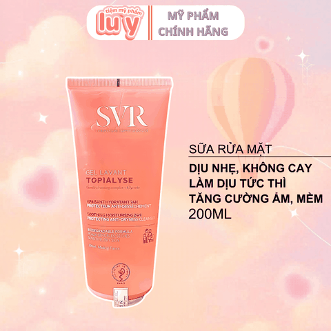 Sữa rửa mặt SVR Hồng 200ml Da Khô, Da thường