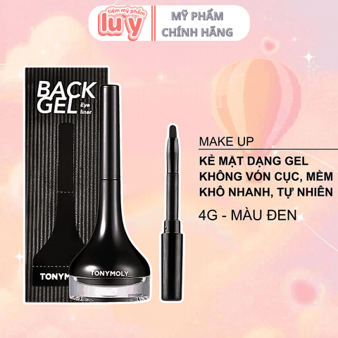 Gel Kẻ Mắt Tonymoly Màu Đen 4G