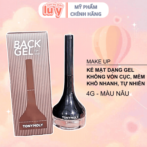 Gel Kẻ Mắt Tonymoly Màu Nâu 4G