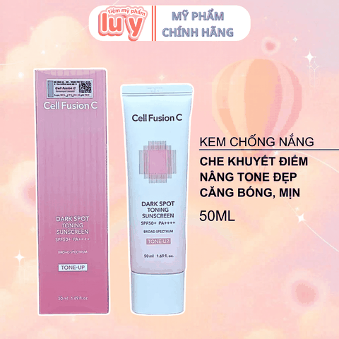 Kem Chống Nắng Cell Fusion C Hồng Mẫu Mới
