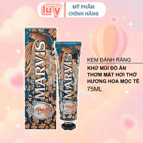 Kem Đánh Răng Marvis Dreamy Osmanthus 75ml Hoa Mộc Tê