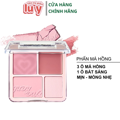 Phấn Má Hồng Judydoll Blush Highlight Palette