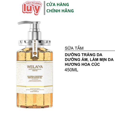 Sữa tắm Weilaiya cánh hoa cúc vạn thọ 450ml [Cty - Full VAT]