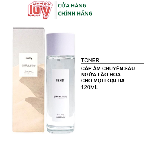 Toner Nước hoa hồng Huxley