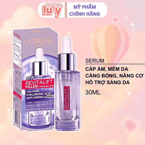 Serum LOreal Tím Cấp Ẩm Sáng Da 30ML