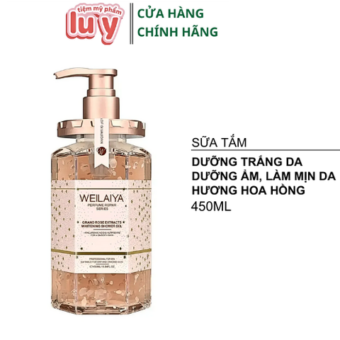 Sữa tắm Weilaiya Gel - Cánh hoa hồng