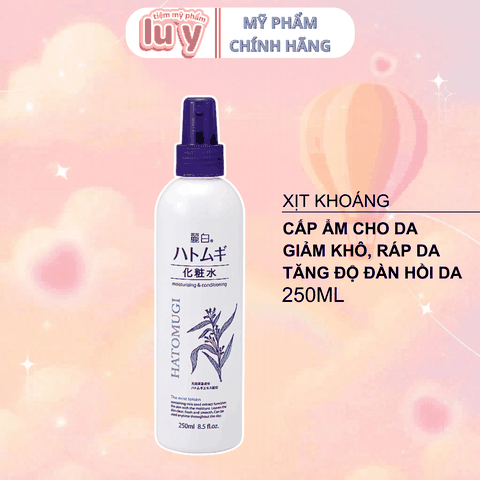 Xịt Khoáng Phun Sương Reihaku Hatomugi 250ml