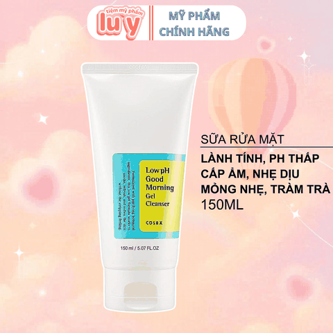 Sữa Rửa Mặt Cosrx Dạng Gel Hương Tràm Trà, 0.5% BHA Có Độ pH Thấp 150ml