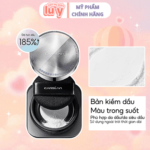 Phấn Phủ Bột Carslan 8G - Kiềm Dầu Màu Trong Suốt