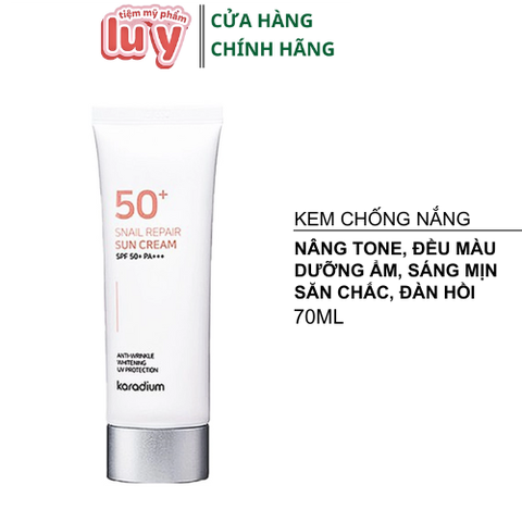 Kem Chống Nắng Karadium Snail Repair Sun Cream SPF 50+ 70ml