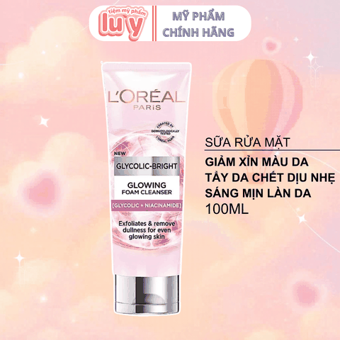 Sữa Rửa Mặt Loreal Vỏ Hồng 100ML