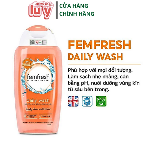 Dung Dịch Vệ Sinh FEMFRESH Intimate Wash - 250ML [Cty - Full VAT]