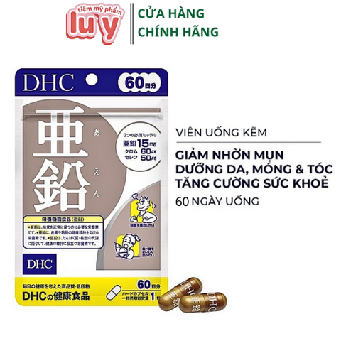 Viên uống DHC Kẽm 60v
