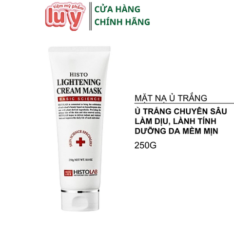 Mặt Nạ Ủ Trắng Da Histolab Histo Lightening Cream Mask 250g
