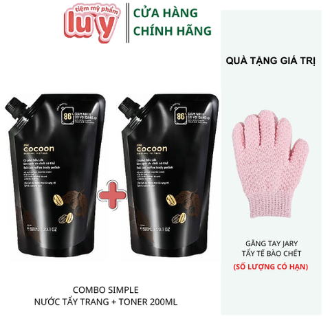 Combo 2 Tẩy Da Chết Cocoon Túi 600ml