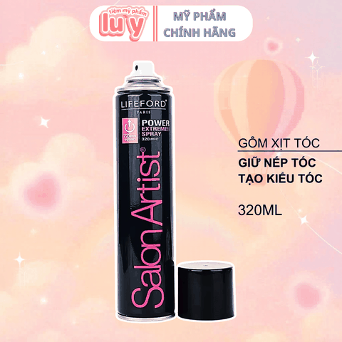 Keo Xịt Tóc Lifeford Paris Salon Artist Power Extreme Spray 320ml