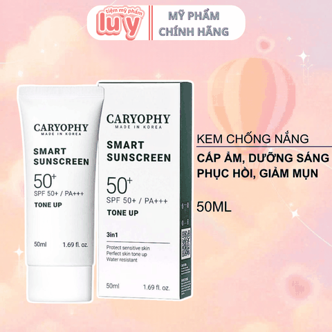 Kem Chống Nắng Nâng Tông Caryophy Smart Sunscreen SPF50+/PA+++ 50ml