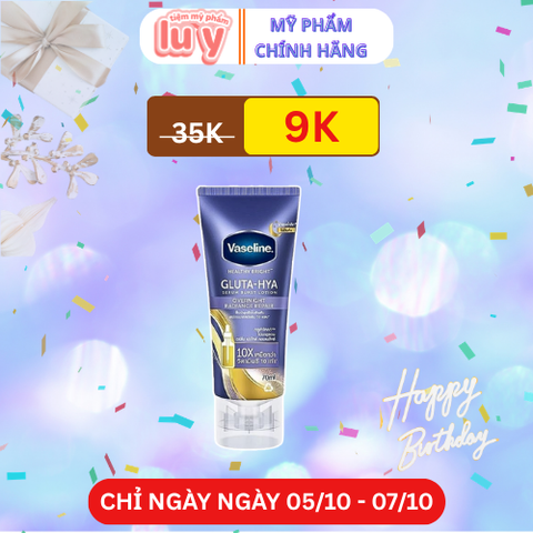 Dưỡng Thể Vaseline 10X Xanh Ban Đêm 70Ml