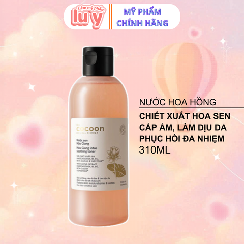 Nước Cân Bằng Cocoon Toner Sen Hậu Giang 310ml