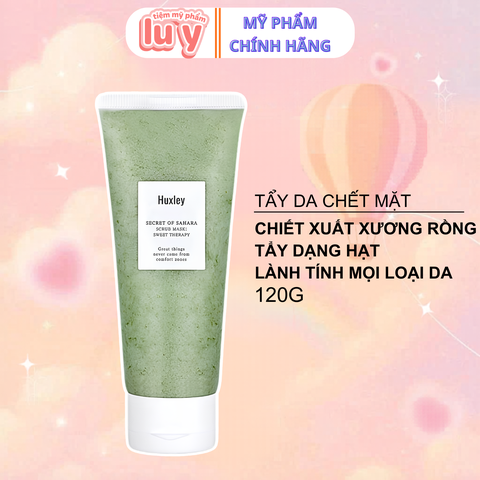 Tẩy da tế bào chết huxley fullbox 120ml Hàn