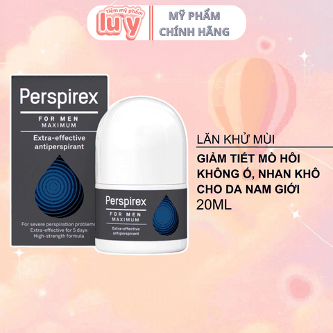 Lăn khử mùi Perspirex 20ml #Maximum Dành cho Nam