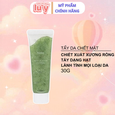 Tẩy da tế bào chết huxley mini 30g Hàn