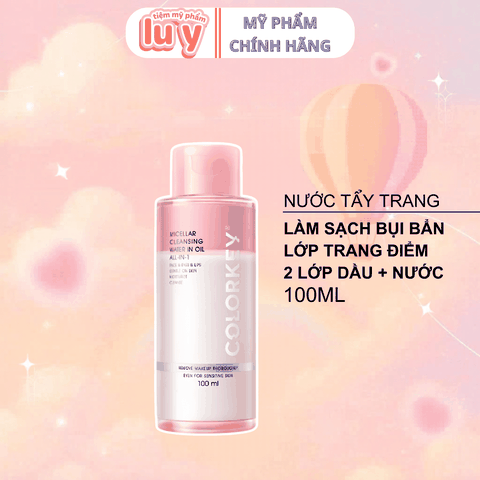 [Mini] Nước Tẩy Trang 2 Lớp Colorkey Luminous Micellar Cleansing Water In Oil All-In-1 100ml