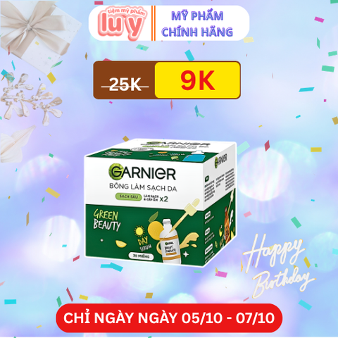 Bông tẩy trang Garnier
